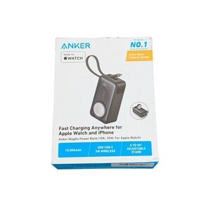 Cc5O Anker  MagGo Power Bank (10K, 35W, Apple iPhone 17 16 15 apple Watch) Black